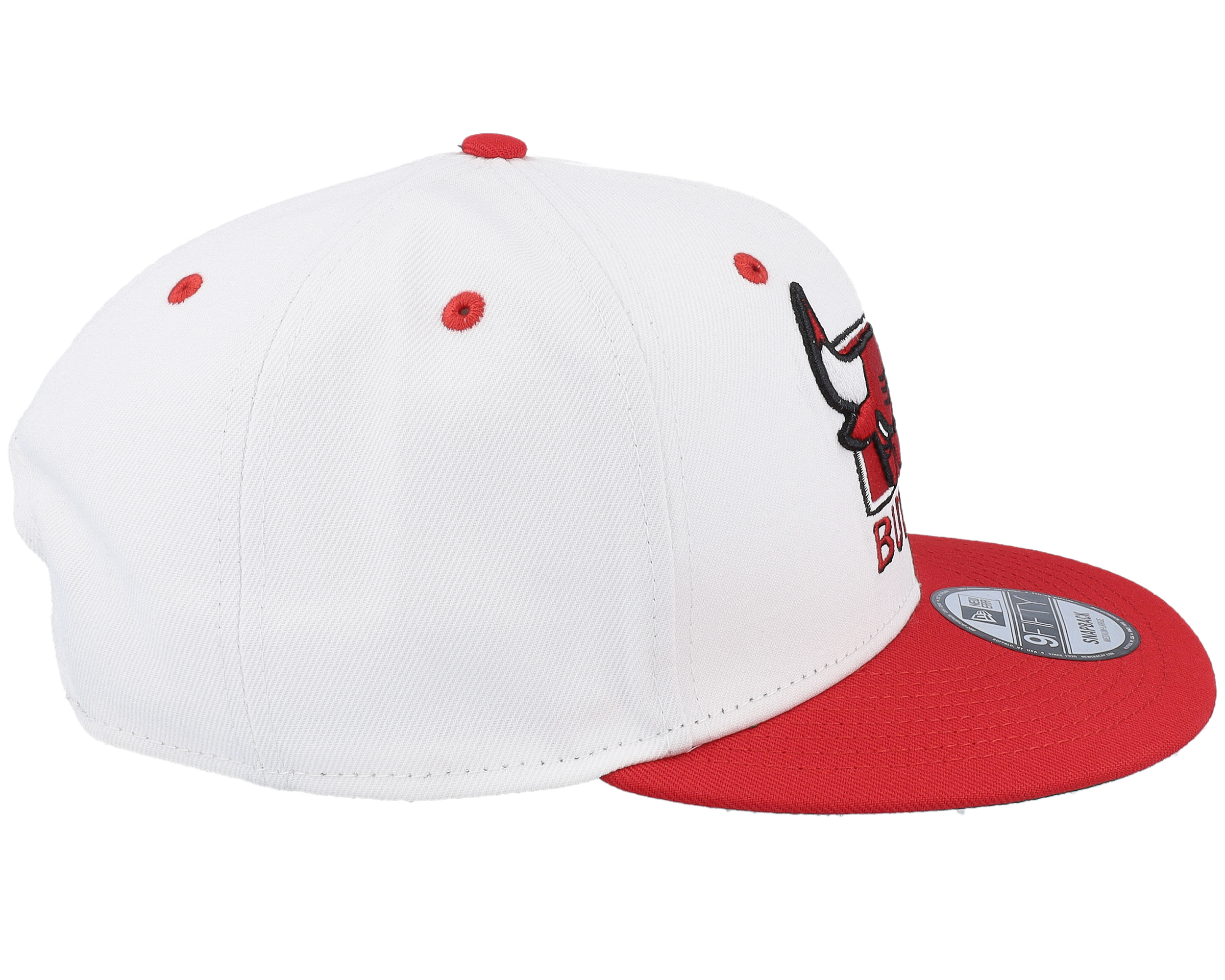 Chicago Bulls White Crown 9FIFTY White/Red Snapback - Main Image