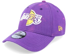 Los Angeles Lakers Washed Pack 9FORTY Purple Adjustable - New Era