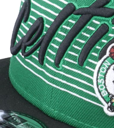 Boston Celtics Team Wordmark 9FIFTY Green/Black Snapback - New Era