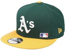 Oakland Athletics Team Arch 9FIFTY Green/Yellow Snapback - New Era