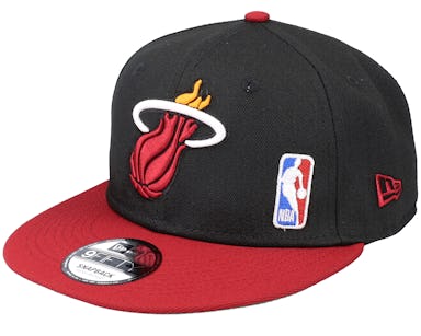 Caps New Era Miami Heat Team Arch 9FIFTY Snapback Cap Black/ Red
