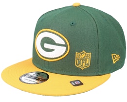 Green Bay Packers Team Arch 9FIFTY Green/Yellow Snapback - New Era