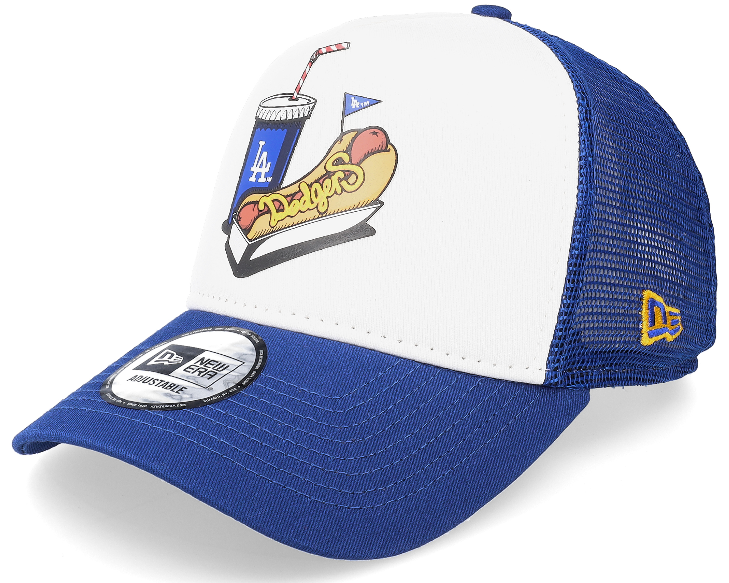 New Era Los Angeles Dodgers Stadium Food Trucker Cap (white/blue)