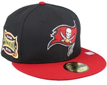 Tampa Bay Buccaneers Side Patch 59FIFTY Tambuc Black/Red Fitted - New Era