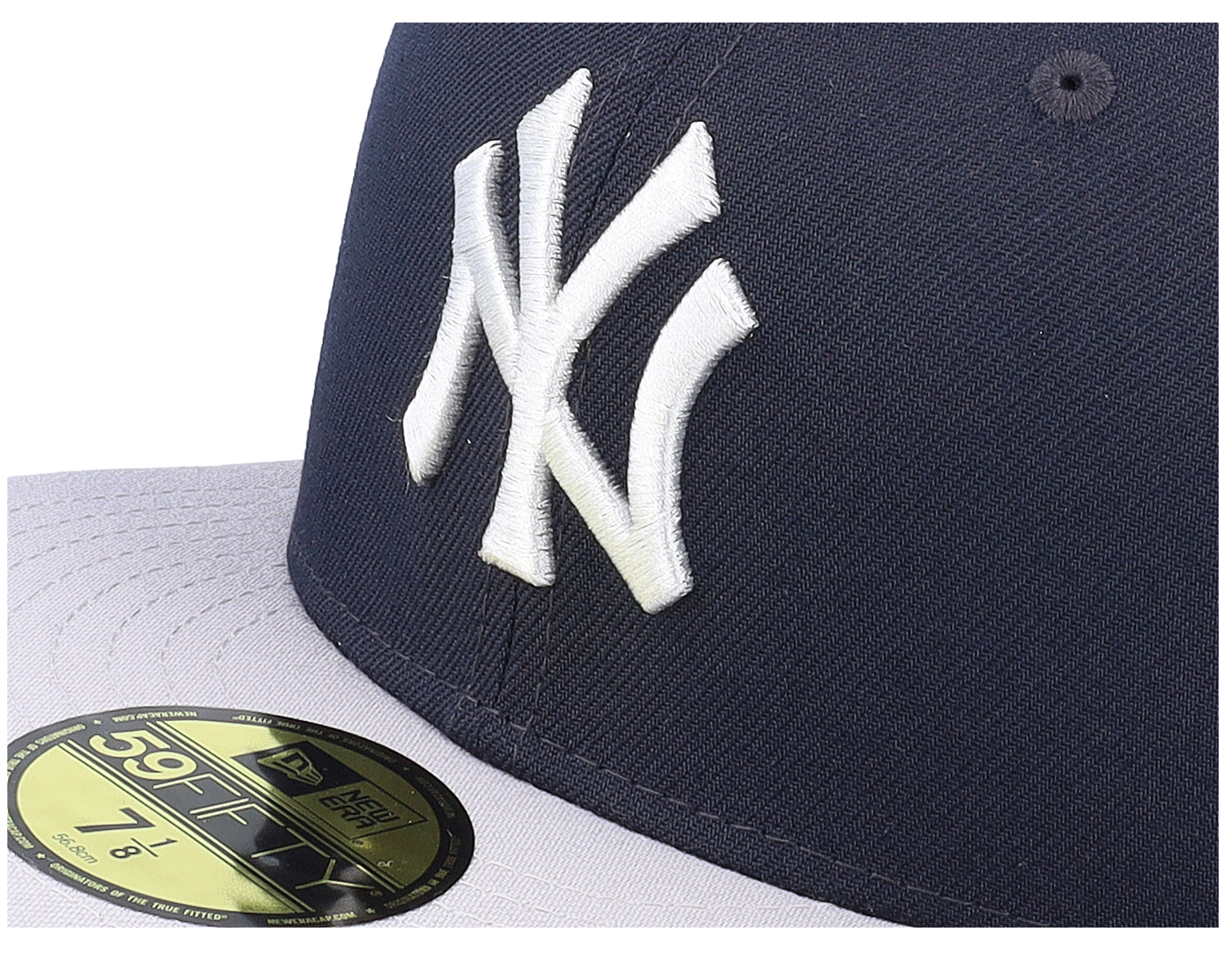 New York Yankees Side Patch 59FIFTY Navy/Grey Fitted
