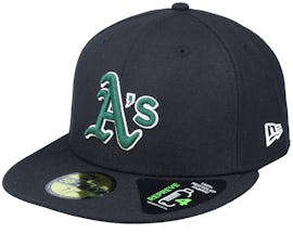 Oakland Athletics Repreve 59FIFTY Black Fitted - New Era