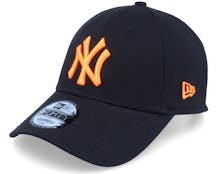 New York Yankees Neon Pack 9FORTY Black/Neon Orange Adjustable - New Era