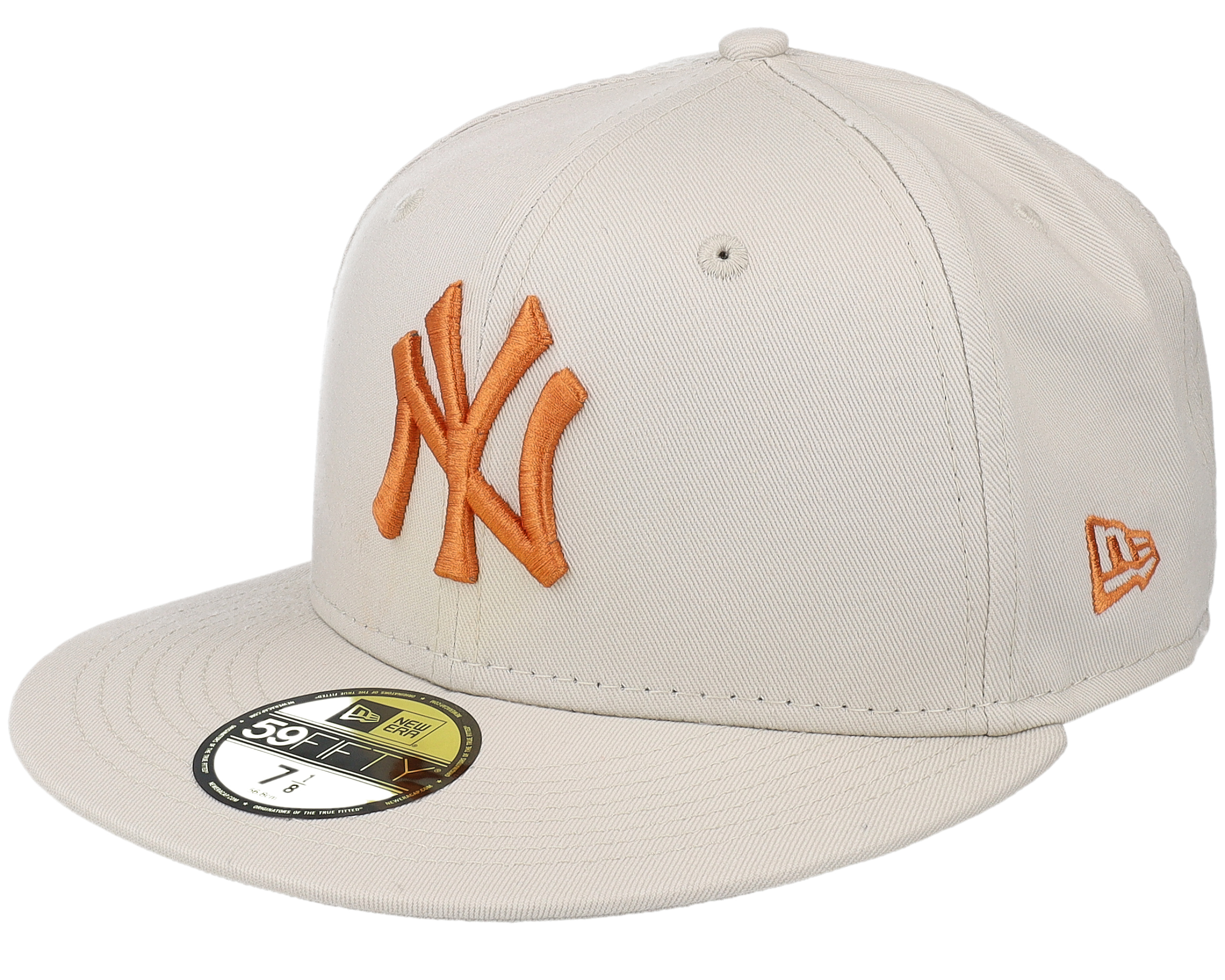 New York Yankees League Essential 59FIFTY Stone/Orange Fitted - New Era cap