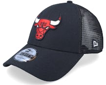 Chicago Bulls Home Field 9forty Black Trucker - New Era