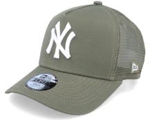 Kids New York Yankees Tonal Mesh Olive/White Trucker - New Era