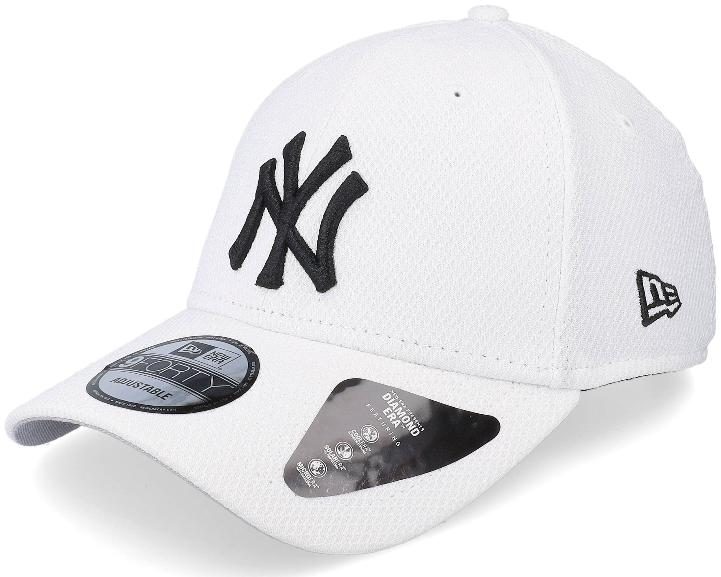 New York Yankees Diamond Era White/White 9Forty Adjustable - New Era cap