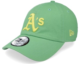 Oakland Athletics Essential 9TWENTY Green/Yellow Dad Cap - New Era