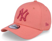 Kids New York Yankees League Essential 9FORTY Pink/Pink Adjustable - New Era