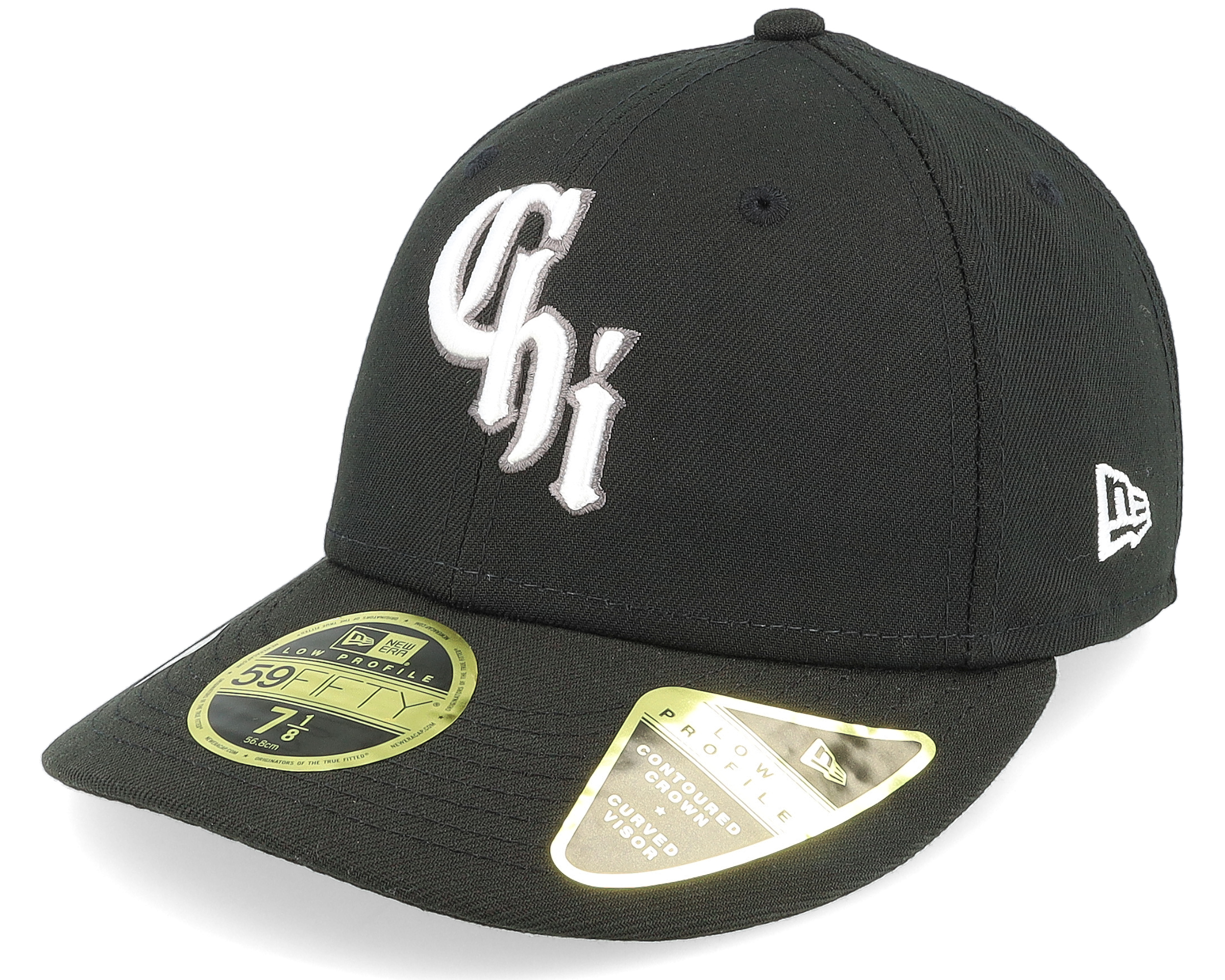 New Era - MLB Black fitted Cap - Chicago White Sox MLB21 City Connect Off Low Profile 59FIFTY Black Fitted @ Hatstore