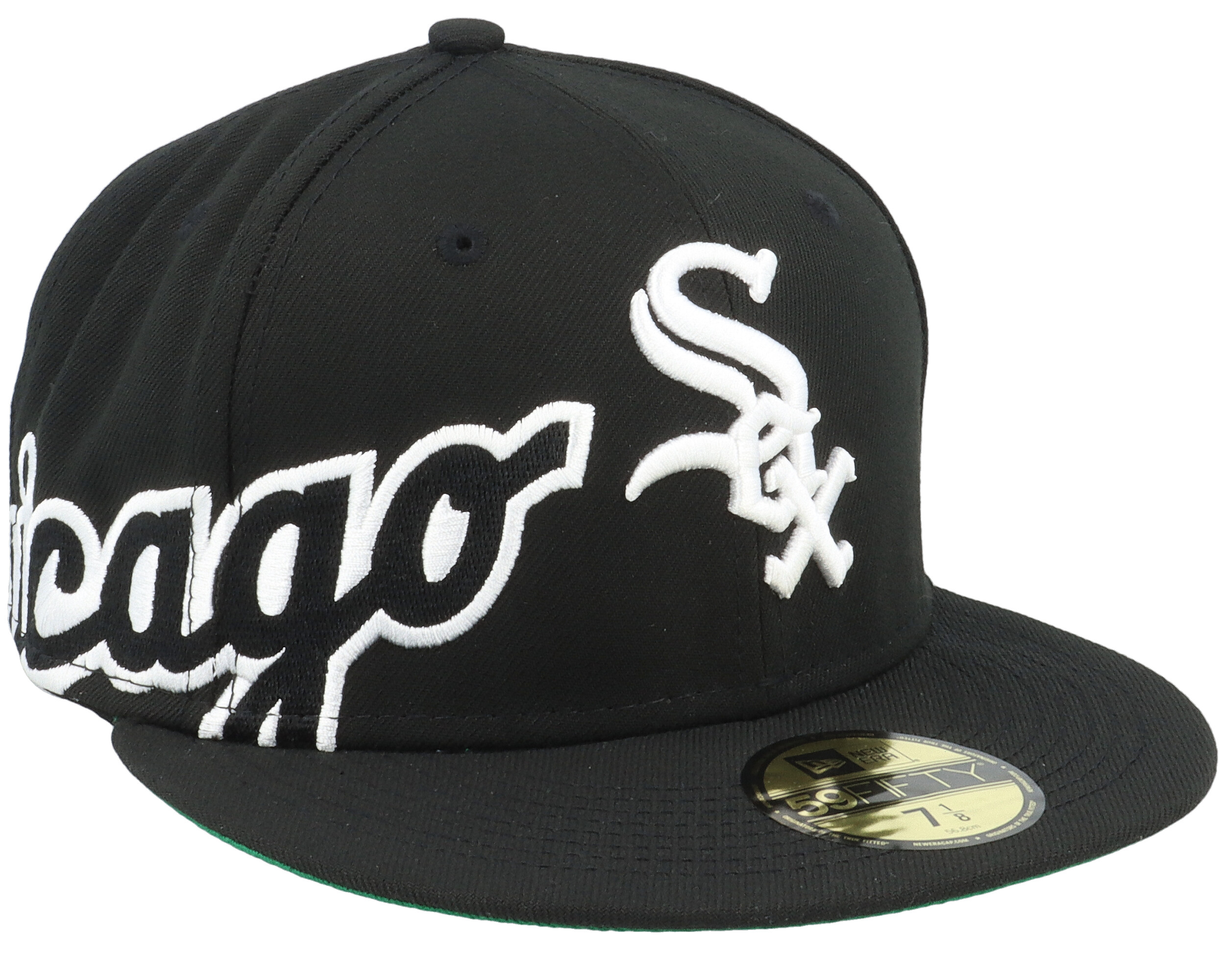 Chicago White Sox Quick Turn Side Split 59FIFTY Black/White Fitted