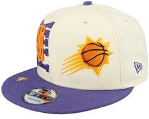 Phoenix Suns NBA Draft 9FIFTY White/Purple Snapback - New Era