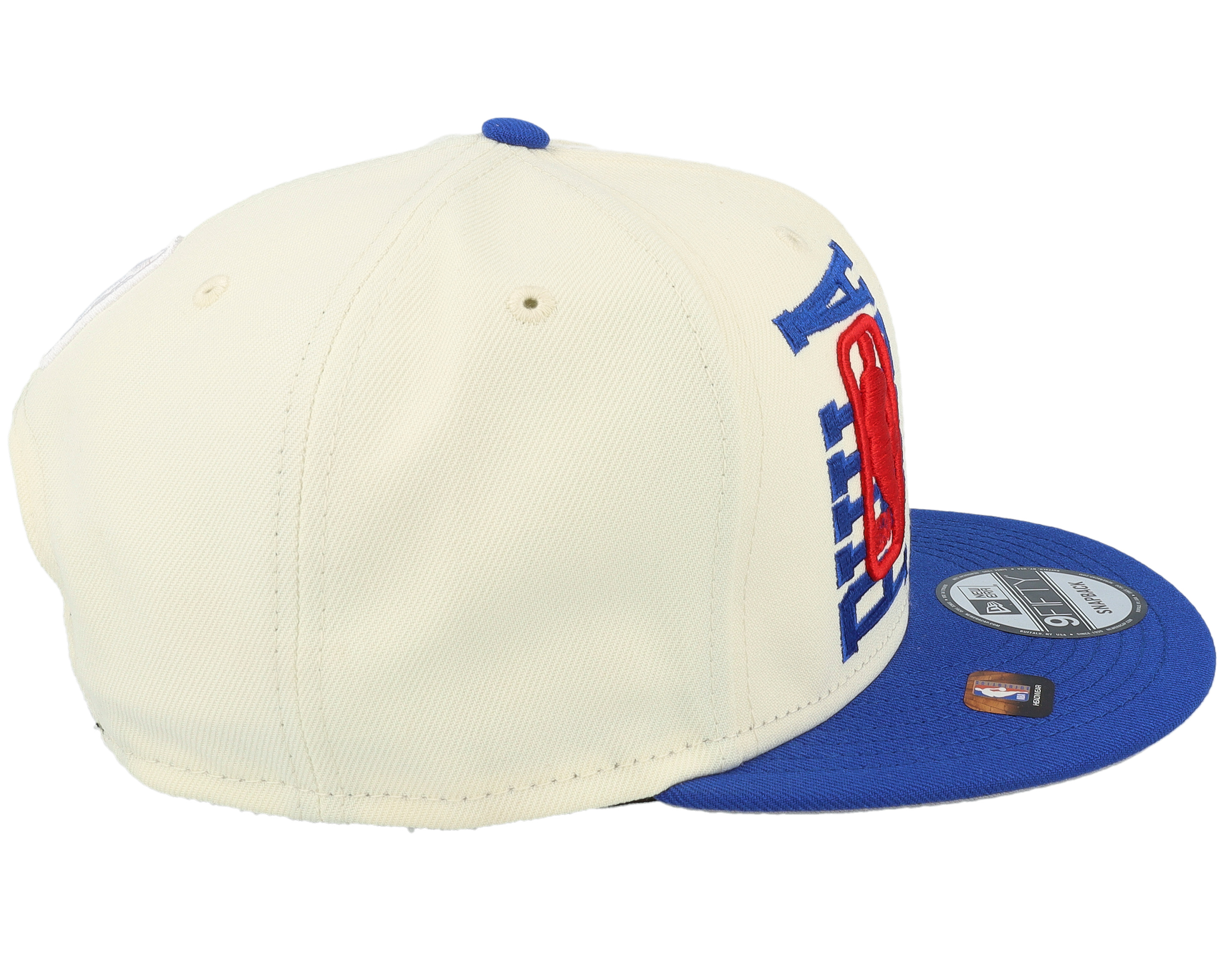 Philadelphia 76ers NBA Draft 9FIFTY White/Royal Snapback - New Era