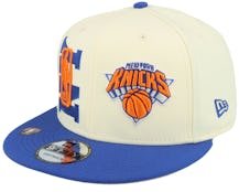 New York Knicks NBA Draft 9FIFTY White/Royal Snapback - New Era