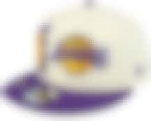 Los Angeles Lakers NBA Draft 9FIFTY White/Purple Snapback - New Era
