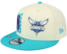 Charlotte Hornets NBA Draft 9FIFTY White/Teal Snapback - New Era