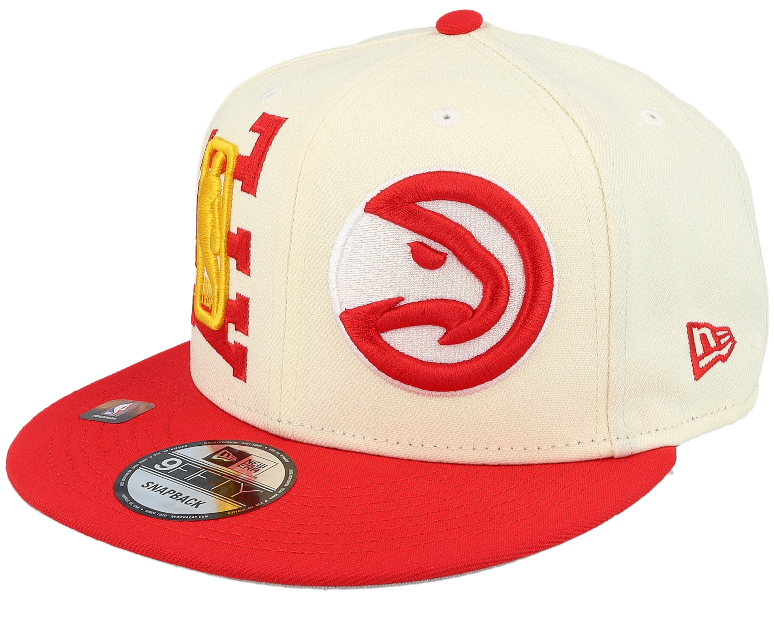 Atlanta Hawks NBA Draft 9FIFTY White/Red Snapback - New Era cap