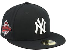 New York Yankees Scarlet Undervisor 59FIFTY Black Fitted - New Era
