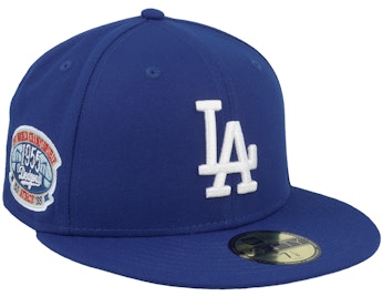 Los Angeles Dodgers Ice Blue Undervisor 59FIFTY Royal Fitted