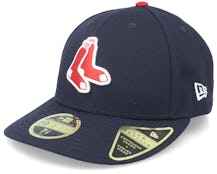 Hatstore Exclusive x Boston Red Sox Poly Low Profile 59FIFTY Navy Fitted - New Era