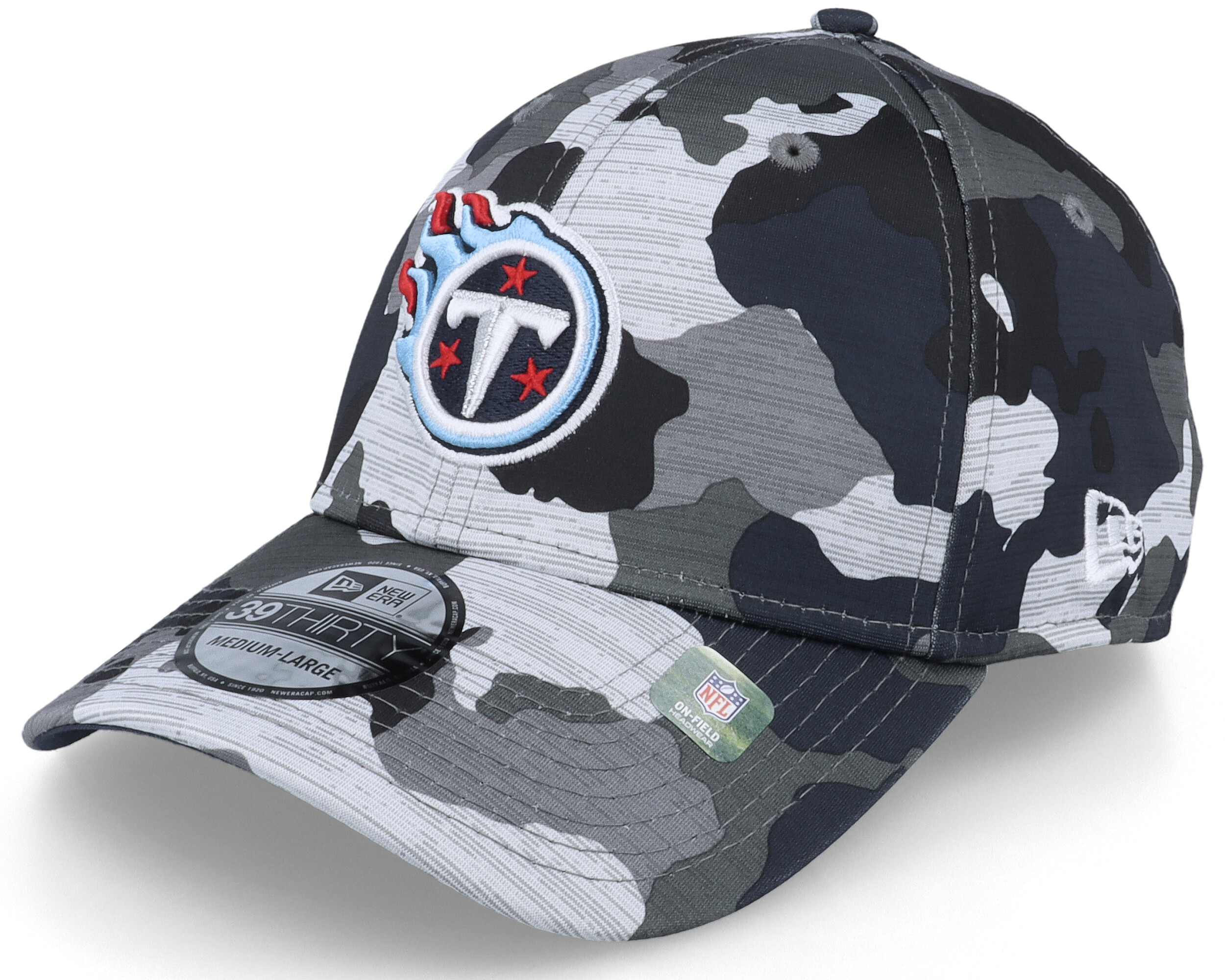 Tennessee Titans NFL22 Training 39THIRTY Camo Flexfit