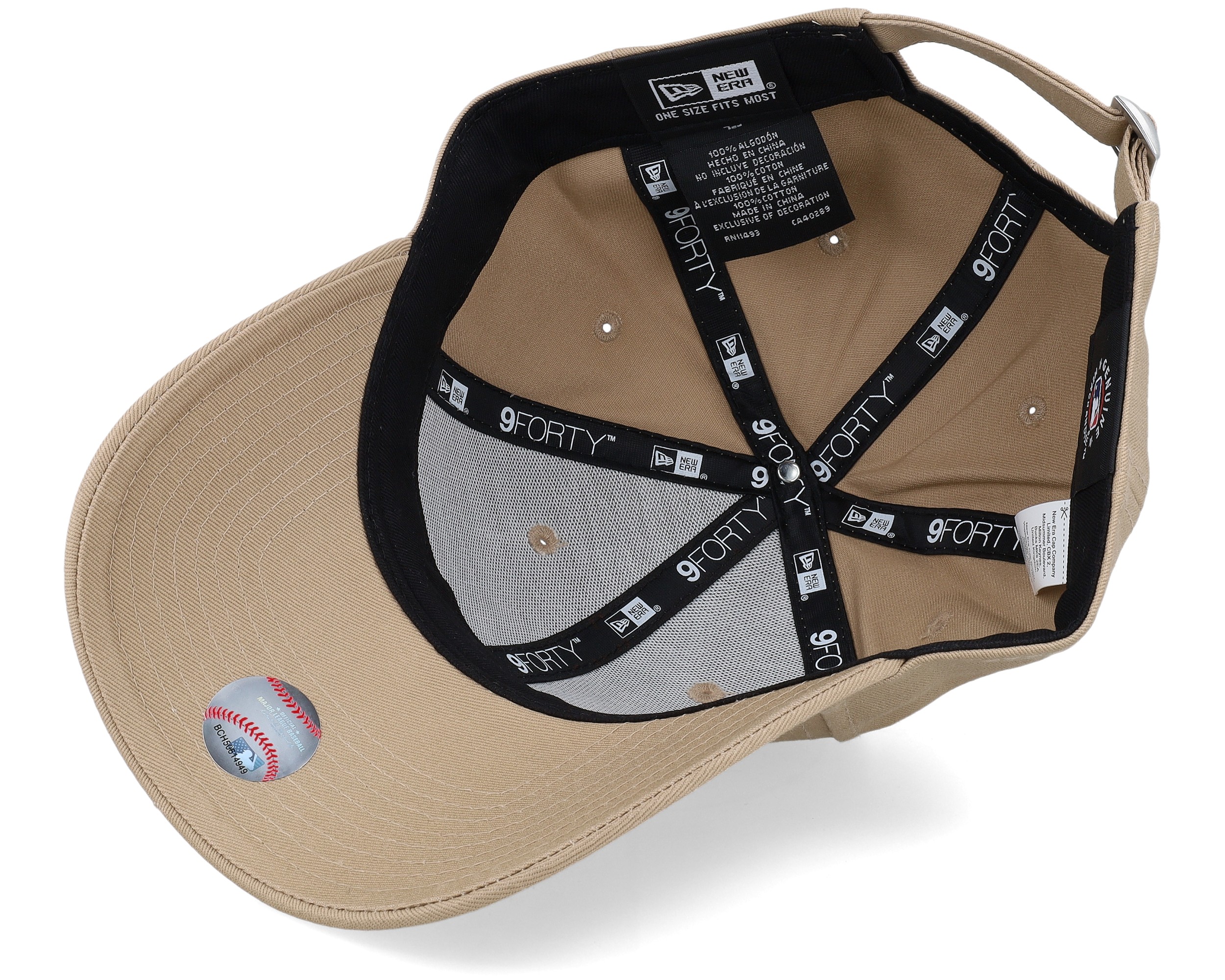 【New Era】9FORTY New York Yankees Cap MLB Camel NEW ERA 9FORTY A-FRAME MLB NEW YORK YANKEES 100TH