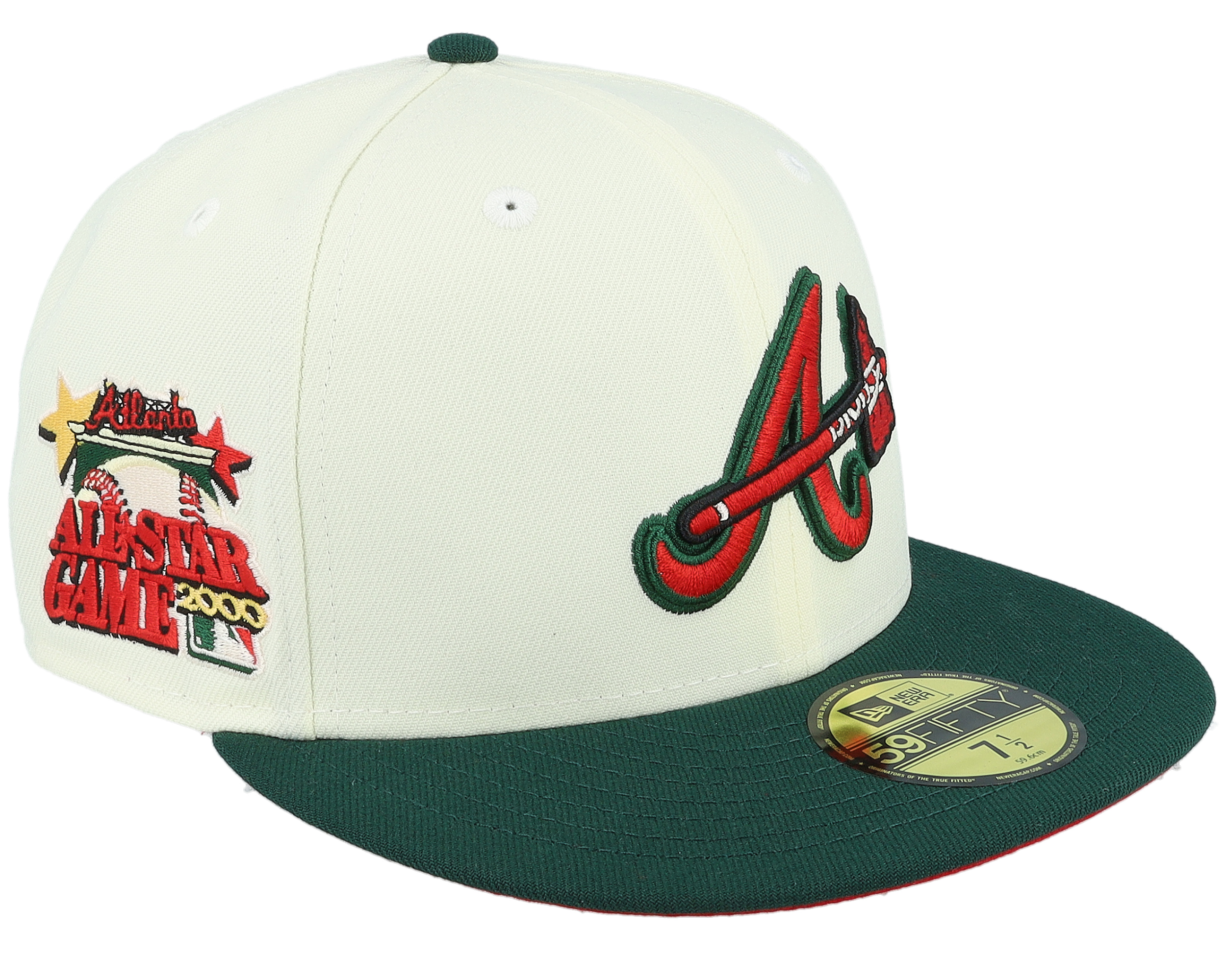 Atlanta Braves Journey 59FIFTY All Star Game 00 Chrome/Dark Green