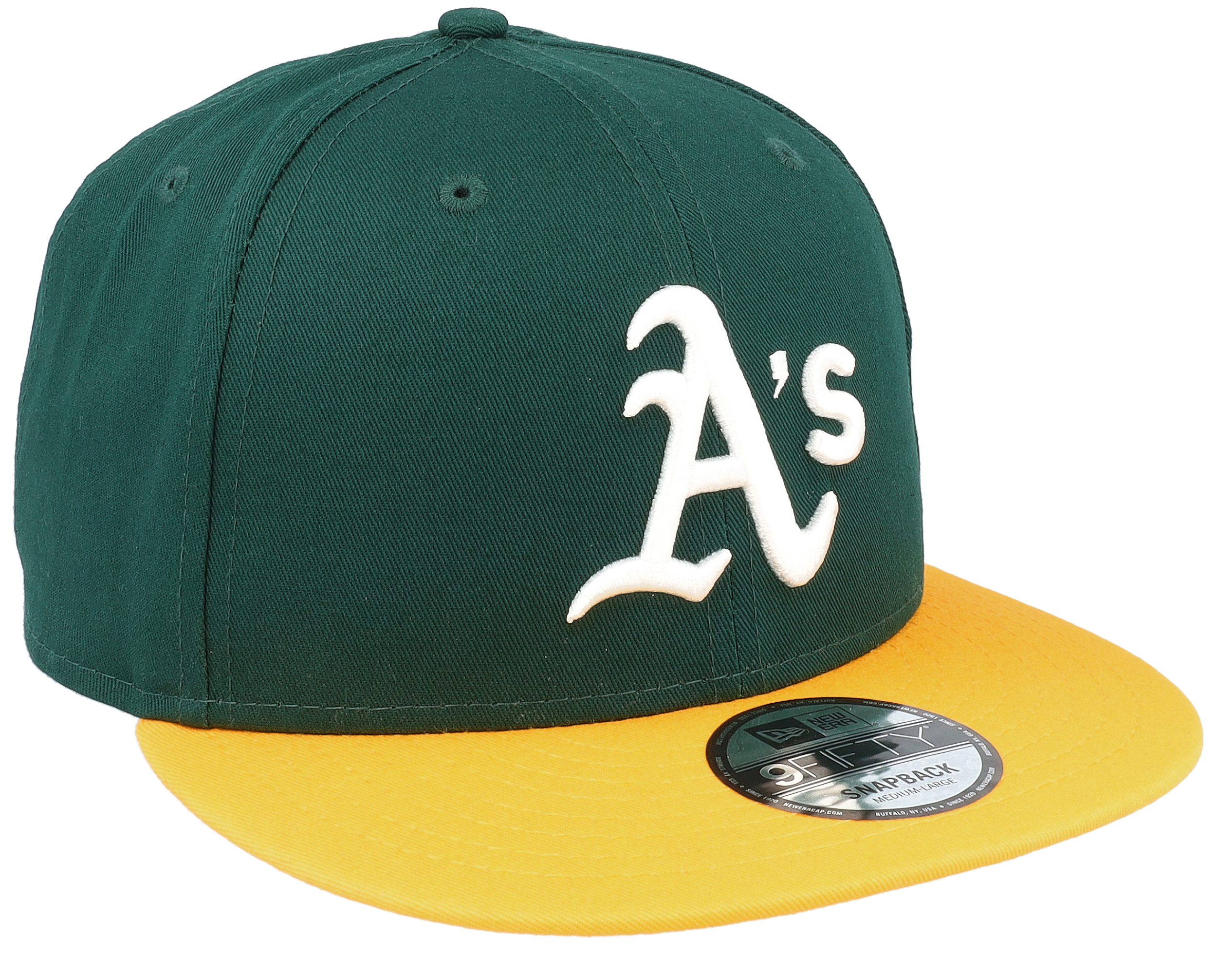 Oakland Athletics MLB 9FIFTY Green/Yellow Snapback