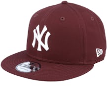New York Yankees MLB Colour 9FIFTY Maroon/White Snapback - New Era
