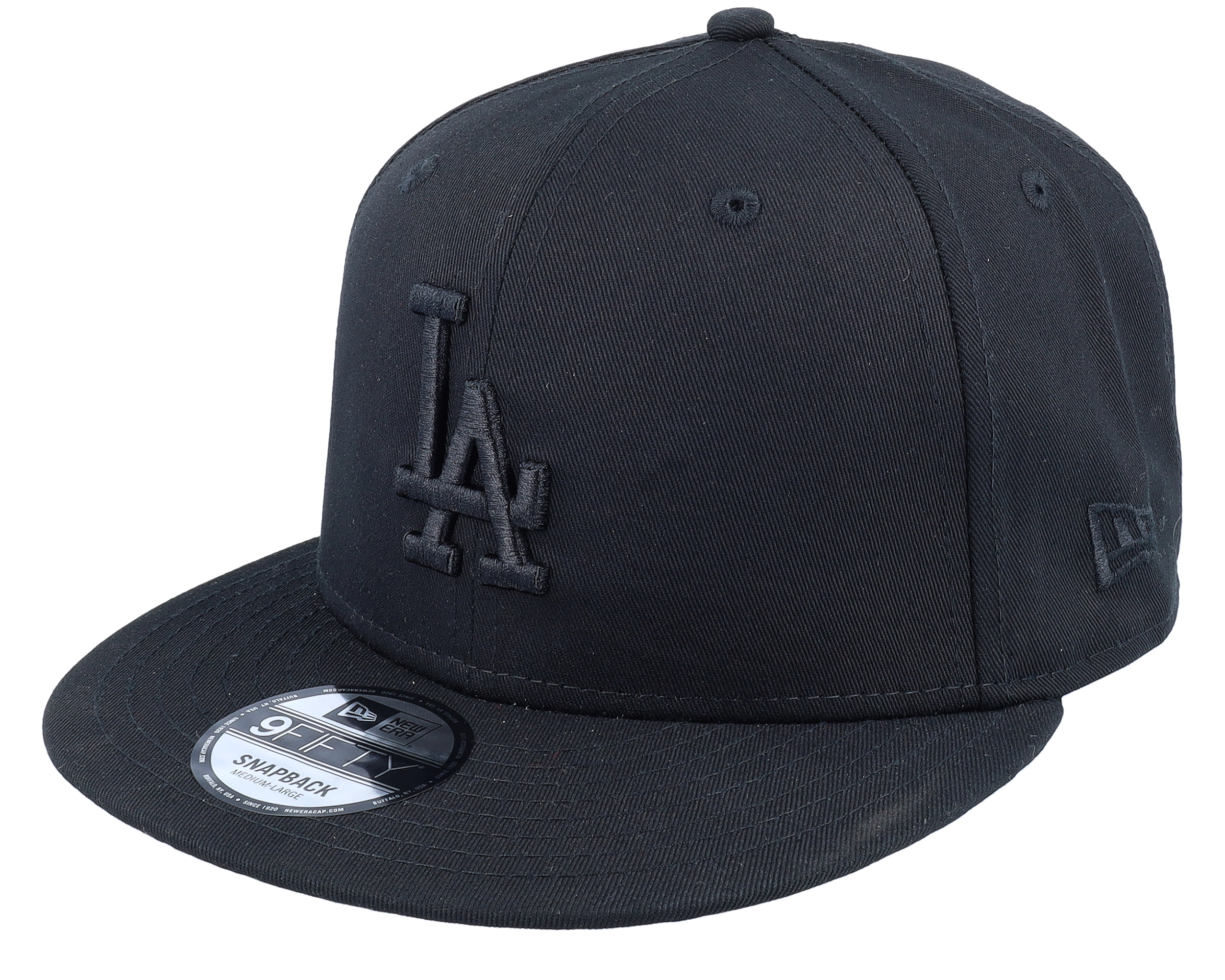 Los Angeles Dodgers Black On Black 9FIFTY Black Snapback - New Era keps ...