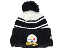 Pittsburgh Steelers NFL22 Sideline Sportknit Black Pom - New Era