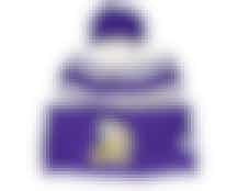 Minnesota Vikings NFL22 Sideline Sportknit Purple Pom - New Era