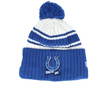 Indianapolis Colts NFL22 Sideline Sportknit Blue Pom - New Era