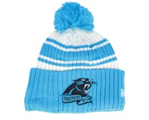 Carolina Panthers NFL22 Sideline Sportknit Blue Pom - New Era