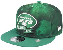 New York Jets NFL22 Sideline Ink 9FIFTY Green Snapback - New Era