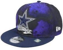 Dallas Cowboys NFL22 Sideline Ink 9FIFTY Purple Snapback - New Era
