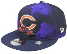 Chicago Bears NFL22 Sideline Ink 9FIFTY Purple Snapback - New Era