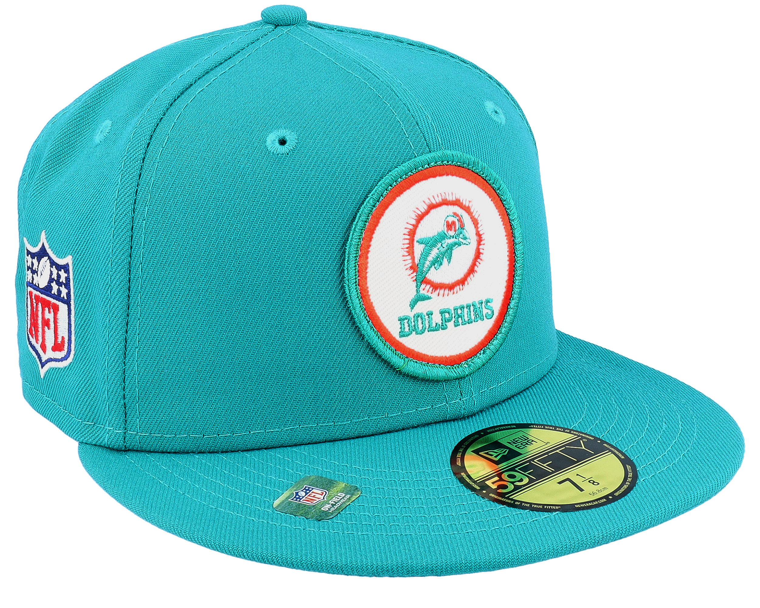 Teal Miami Dolphins NFL City Transit Collection By New Era Fitted