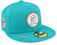 Miami Dolphins NFL22 Sideline Historic 59FIFTY Teal Fitted - New Era