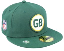 Green Bay Packers NFL22 Sideline Historic 59Fifty Green Fitted - New Era