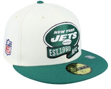 New York Jets NFL22 Sideline 59FIFTY White/Green Fitted - New Era