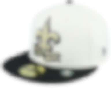 New Orleans Saints NFL22 Sideline 59FIFTY White/Black Fitted - New Era