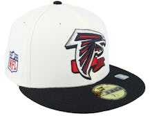 Atlanta Falcons NFL22 Sideline 59FIFTY White/Black Fitted - New Era