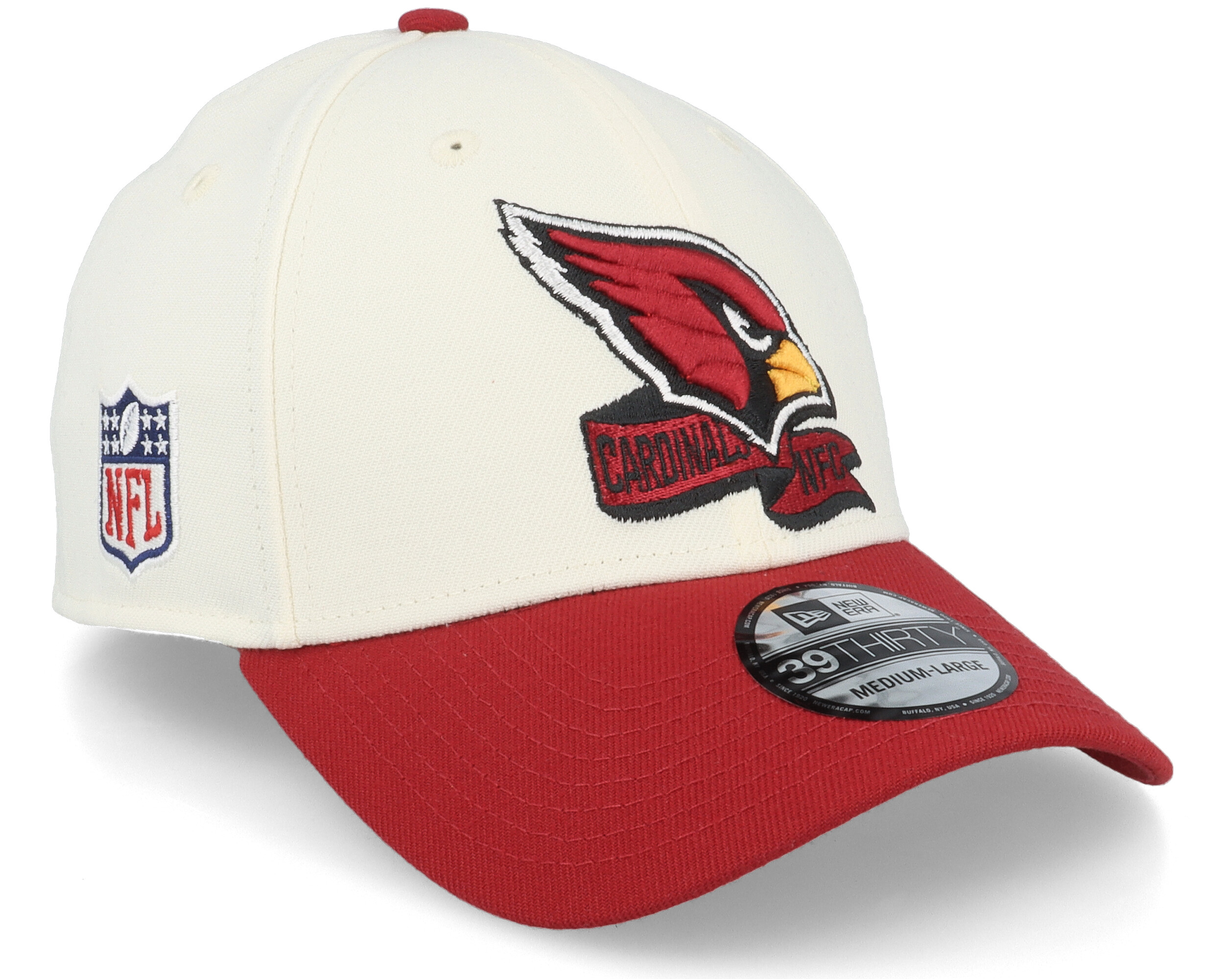 Arizona Cardinals NFL22 Sideline 39THIRTY White/Red Flexfit - New Era cap