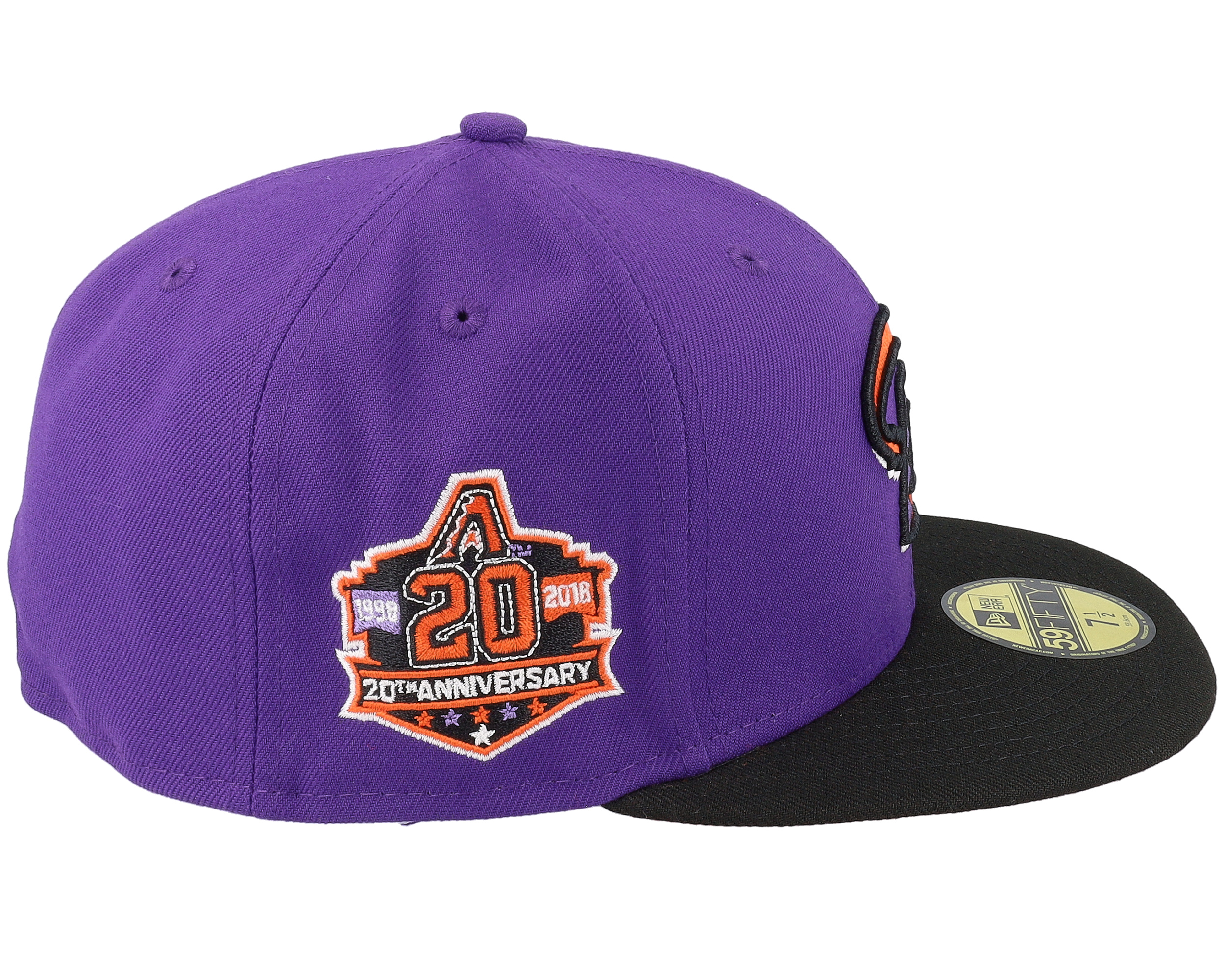 Arizona Diamondbacks Cooperstown 59FIFTY 20th Ann Purple/Black