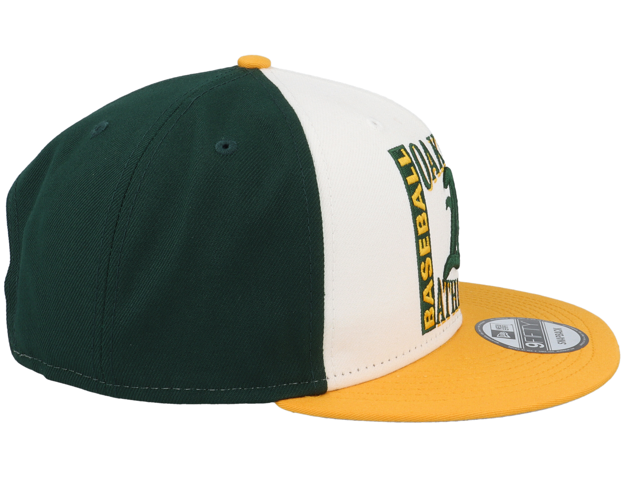 Oakland Athletics 9FIFTY Retrosport D3 White/Dark Green/Yellow